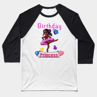 It’s my birthday. Afro Black girl African American birthday princess Baseball T-Shirt